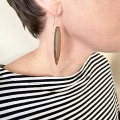 Rimu Harakeke Flax earrings
