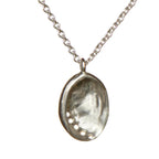 Sterling Silver Necklace - Baby Paua