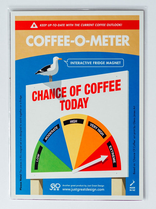 O Meter Fridge Magnets - Coffee