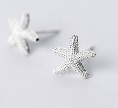 Sterling Silver Earrings - Starfish