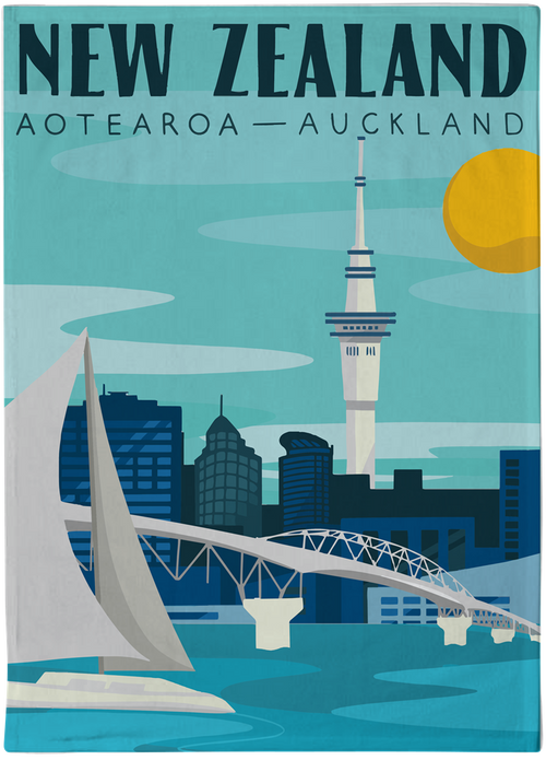 Tea Towel - Auckland