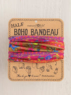 Half Boho Bandeau Multi Border