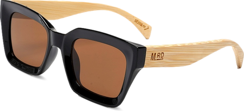 Sunglasses - Weekender Black w/ Wood
