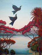 Clare Reilly Card - Joyful Flight of Tui