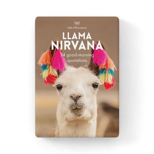 Llama Nirvana - 24 Quotation cards + stand