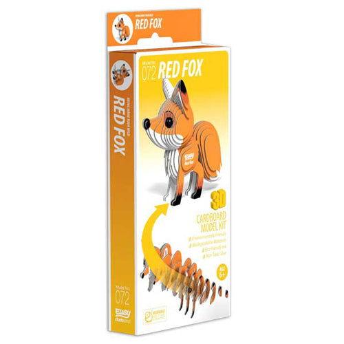 3D Cardboard Kit Set - Red Fox