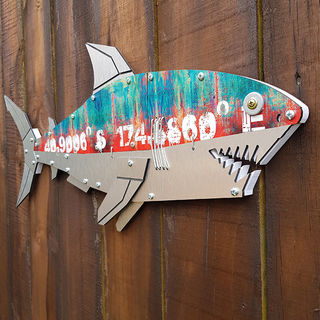 Layered Fish Wall Art : Shark