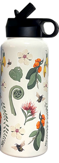 Drink Bottle - NZ Native Floral