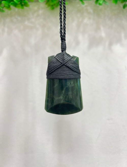 Greenstone Pendant Toki Wide 50mm