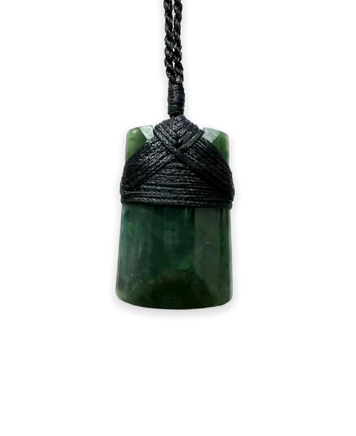 Greenstone Pendant Toki Wide 50mm