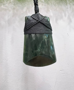 Greenstone Pendant Toki Wide 50mm