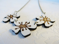 Wooden Triple Manuka Necklace