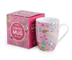 Coffee Mug Flowers Pink