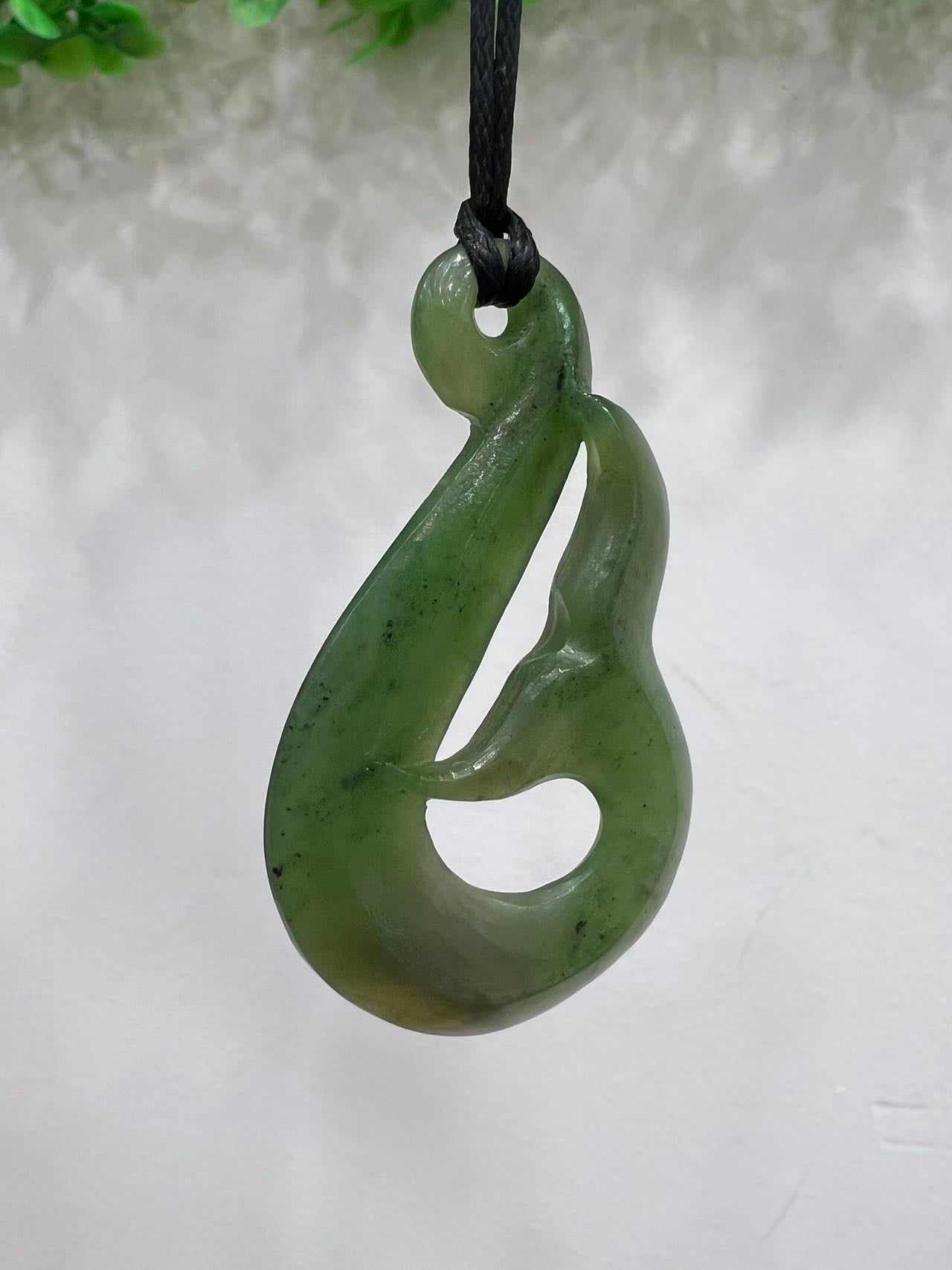 Fish Hook Whale Tail Charm Meaning Greenstone Pounamu Pendant