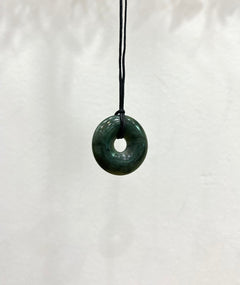 Greenstone Pendant Circle Of Life 30mm