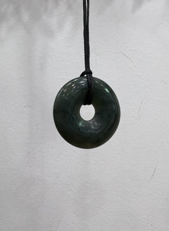 Greenstone Pendant Circle Of Life 30mm