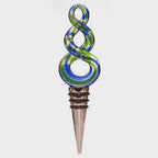 Glass Twist Bottle Stopper
