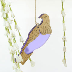 Hanging Ornament- Kereru (Bamboo+ Satin Acrylic)