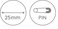 SAILING BOAT BUTTON BADGE