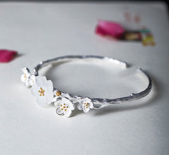 Sterling Silver Bracelet Manuka Natural Crystal