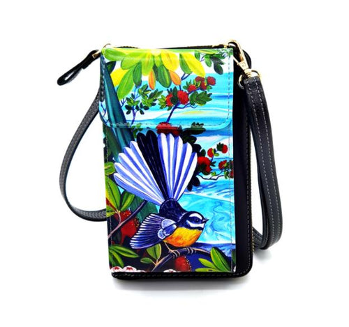 New Cell Phone Bag -Fantail Rangitoto