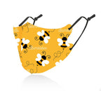 Kids Breathable Face Mask - Bumble Bee