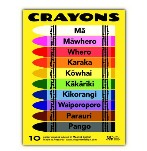 NZ Made Crayons 10 Pack