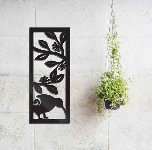 Art Panel: Kiwi + Pohutukawa