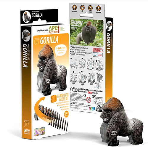 3D Cardboard Kit Set - Gorilla