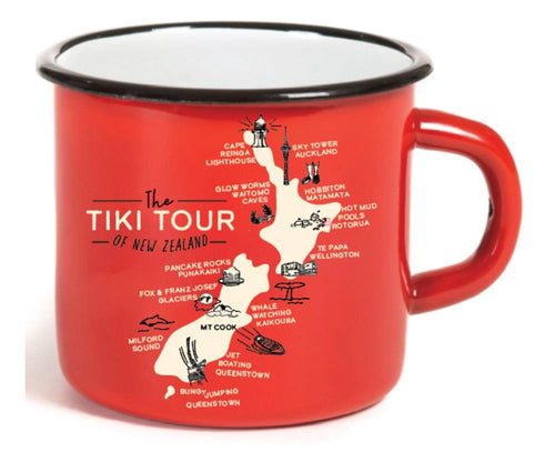 Enamel Mug - -Tiki Tour