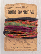 Fleece Boho Bandeau Floral Border