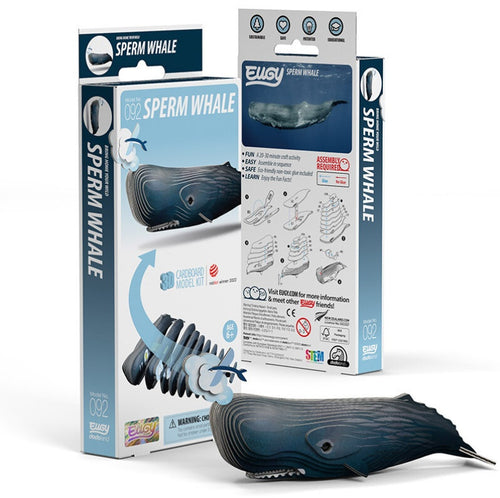 3D Cardboard Kit Set - Sperm Whale