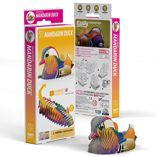 3D Cardboard Kit Set - Mandarin Duck