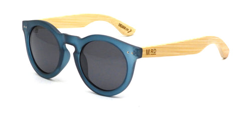 Sunglasses Grace Kelly - Denim, Wood Arms