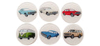Vintage Car Club Coasters Set of 6