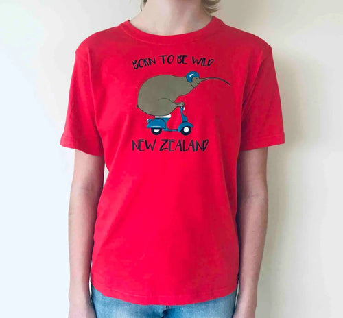 Childrens T Shirt - Born to be wild