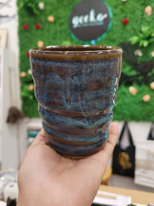 Ceramic Blue Earth Mug/Tumbler