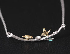 Sterling Silver Necklace - Birds Nest