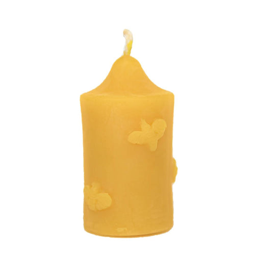 100% Natural Beeswax Candle -Round Bee Votive