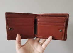 Leather Wallet Double Inner Pockets
