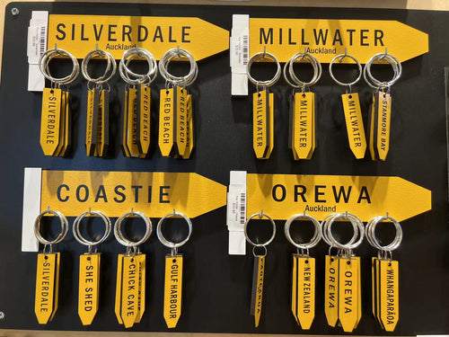 Give Me A Sign Key Rings - Silverdale Area
