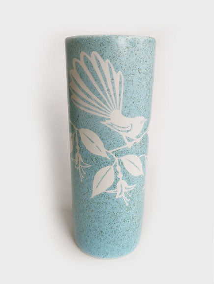 Round Vase - Fantail Bluesand