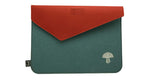 Puhutukawa red& teal Ecofelt Laptop Bag