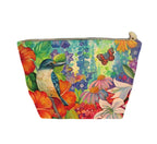 Cosmetic Bag - Kingfisher Hibiscus