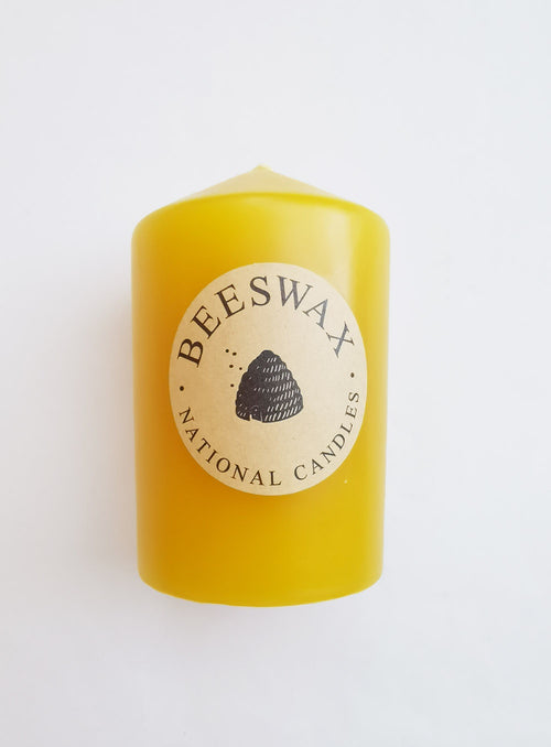 Beeswax Candle 65 x 100mm NZ Made