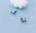 Sterling Silver Earrings - Little Dolphin