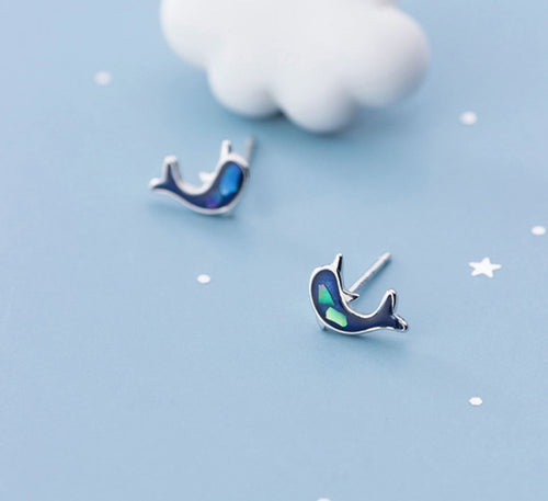 Sterling Silver Earrings - Little Dolphin