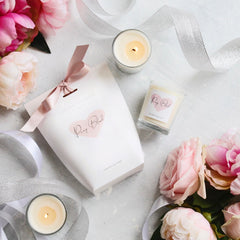 PEONY BLUSH SOY VOTIVE IN GIFT BAG candle