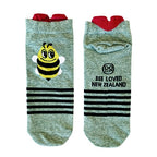 Socks Ankle Anti-Bacterial Cute Bee