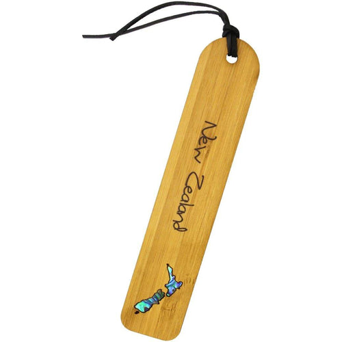 Wooden Bookmark - Paua NZ
